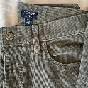 J.Crew Flex Corduroy Pants in Olive